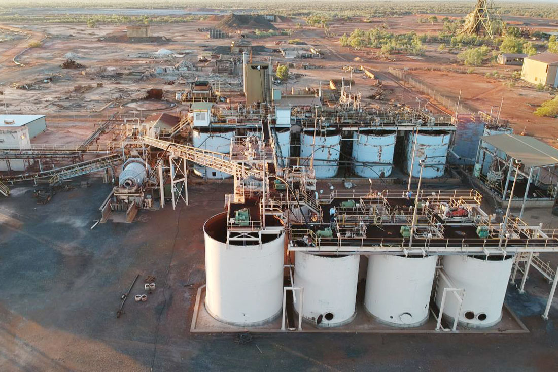 Modern Gold Cyanidation Facility